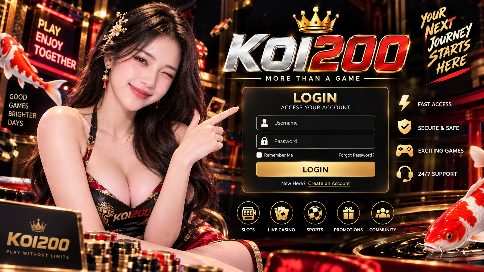 Koi200 Login
